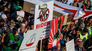 متظاهرون أردنيون دعما لغزة في العاصمة عمان- جيتي