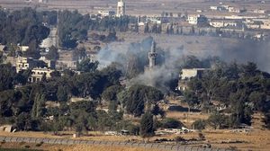قصف إسرائيلي على مواقع لجيش النظام السوري- إنترنت
