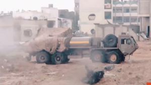آليات تركها جيش الاحتلال في مواقع التوغل بخانيونس- إعلام القسام