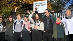 نظمت المنظمة احتجاجات واسعة في بريطانيا ضد أكبر شركات تصنيع الأسلحة الإسرائيلية- "العمل الفلسطيني"