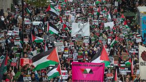 شارك عشرات الآلاف في التغريدات على هاشتاغي  #إضراب_من_أجل_غزة أو strikeforgaza#- جيتي