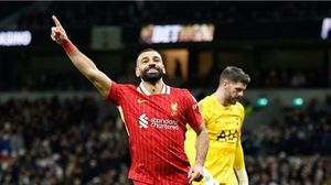 وتمكن محمد صلاح من تسجيل هدفين في هذه الأمسية الرائعة- أ ف ب