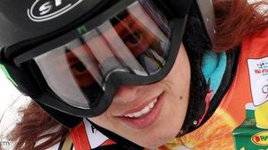  بطلة لبنان في التزلج جاكي شمعون