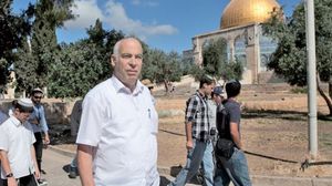وزير الاسكان في الحكومة الإسرائيلية اوري ارائيل داخل المسجد الأقصى
