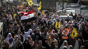 أنصار الشرعية خلال المظاهرات المؤيدة لمرسي - الأناضول