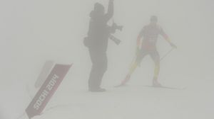الضباب في أولمبياد سوتشي - أ ف ب
