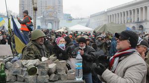 المحتجون في اوكرانيا يواصلون الاعتصام وسط كييف - الاناضول