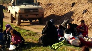 لاجئون سوريون على الحدود المغربية الجزائرية - ا ف ب