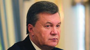 الرئيس الأوكراني يانوكوفيتش - ا ف ب