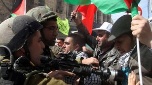مواجهات بين الفلسطينيين وقوات الاحتلال الإسرائيلي -ارشيفية - أ ف ب