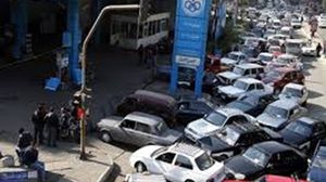 طابور سيارات - محطة بنزين - مصر - أزمة
