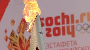 شعلة أولومبياد الدورة الشتوية 2014 في سوتشي - ا ف ب