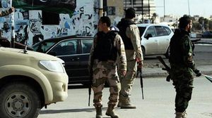 عناصر من الجيش الليبي في شوارع طرابس - الاناضول