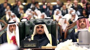 أمير دولة قطر خلال القمة الخليجية الأخيرة في الكويت(أرشيفية)- ا ف ب