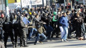 الاجتجاجات في البوسنة - ا ف ب