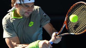 الاسباني دافيد فيرر في بطولة استراليا المفتوحة - أ ف ب