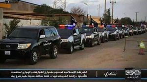 سيارات الشرطة الإسلامية التابعة لأنصار الشريعة