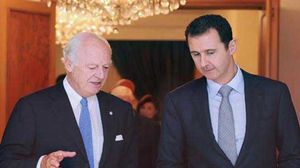 دي مستورا التقى الأسد في دمشق - أرشيفية