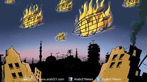 جرائم الأسد ـ محرقة دوما ـ د.علاء اللقطة ـ كاريكاتير ـ عربي21