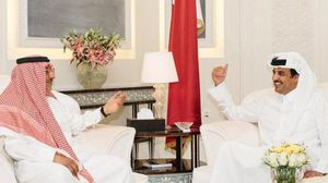 لقاء ودي لافت جمع الشيخ تميم مع الأمير محمد بن نايف في السعودية - (عربي21)