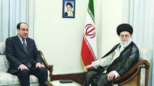 المرشد الإيراني خامنئي ورئيس وزراء العراق السابق المالكي - أرشيفية