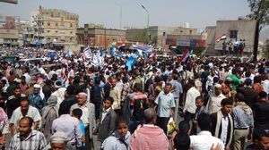 تتواصل الاحتجاجات ضد جماعة الحوثي رفضا لممارساتها وحالات القمع - أرشيفية