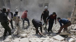 يستهدف القصف الروسي أهدافا مدنية ومواقع للثوار في حلب - الأناضول