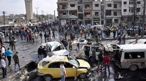 تفجيرات انتحارية استهدفت مقرات أمنية للنظام السوري في حمص- أرشيفية