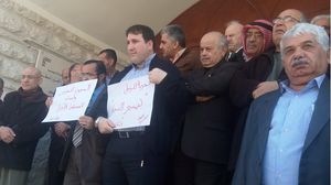 لوح الصحفيون بالاعتصام أمام وزارة الخارجية الأردنية- عربي21