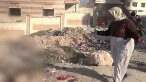 شهدت بلدة حرتيان قصفا كثيفا من قوات النظام أدى لمقتل العشرات خلال أيام - تويتر