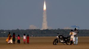 سبق للهند أن أرسلت دفعة من 8 أقمار بصاروخ واحد إلى الفضاء- أرشيفية