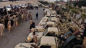  مراقبون قالوا إن العاصمة الليبية طرابلس ستتحول إلى ساحة حرب أهلية مع تعدد الهياكل المسلحة المتناقضة-ارشيفية 