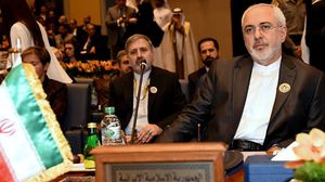 وزير الخارجية الإيراني محمد جواد ظريف كان حاضرا في المؤتمر الدولي لإعادة إعمار العراق- جيتي 