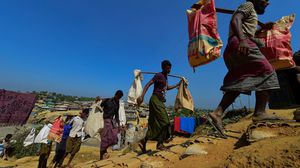 ظروف صعبة تواجه المهاجرين من ميانمار- جيتي
