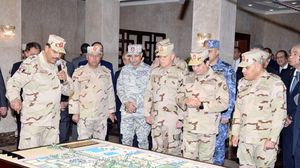 السيسي افتتح الأحد مركز قيادة قوات شرق القناة لمكافحة الإرهاب- تويتر