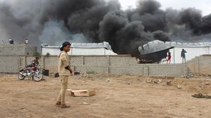وفق المصدر العسكري اليمني فإن "القصف أسفر عن سقوط ما يزيد عن 40 جندي وضابط"- أ ف ب