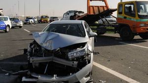 أصيب 22 في حادث طريق أبو ظبي - دبي وثلاثة أشخاص في حادث بمدينة العين- تويتر