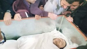تداول نشطاء صورا وفيديوهات لتشييع جنازة أحمد الدجوي أحد الـ9 الذين أعدموا صباح اليوم- فيسبوك