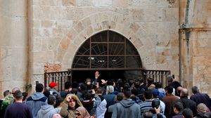 نجح المقدسيون في الدخول إلى مصلى باب الرحمة المغلق من قبل الاحتلال منذ عام 2003- جيتي