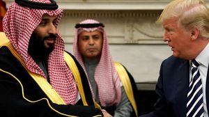 ترامب كان صرح بابتزازه للسعودية عندما قال إن على المملكة أن تدفع المال مقابل حماية أمريكا لها- جيتي