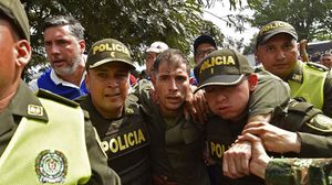 عسكري فنزويلي تمكن من الهرب لكولومبيا في وقت سابق- جيتي