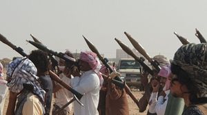 المقاتلون القبليون اعترضوا قوة سعودية في مفرق "فوجيت" الواقع بين مديريتي "شحن" و"حات" شرقي المهرة- تويتر