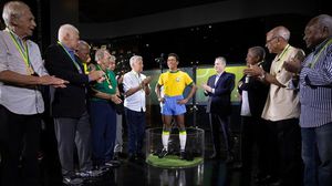 وضع  التمثال في متحف المنتخب البرازيلي الموجود في مقر الاتحاد البرازيلي لكرة القدم- فيسبوك