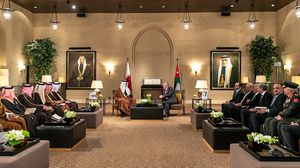الزيارة هي الأولى من نوعها لأمير قطر منذ العام 2014- الديوان الملكي الأردني
