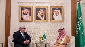 اجتمع وزير الخارجية السعودي مع مبعوث واشنطن لسوريا في الرياض قبل يومين- واس