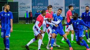 قوبل تصرف اللاعب السنيغالي بالتصفيق من قبل لاعبي الفريق الصربي- فيسبوك