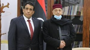 المنفي يلتقي عقيلة صالح في مقر برلمان طبرق- فيسبوك