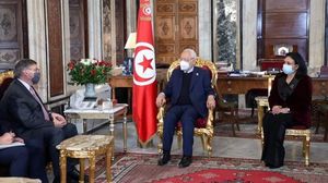 رئيس البرلمان التونسي راشد الغنوشي يستقبل السفير الأمريكي في تونس  (فيسبوك)