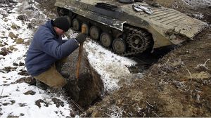 GettyImages- أوكرانيا دبابة