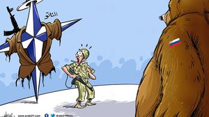 كاريكاتير فزاعة الناتو